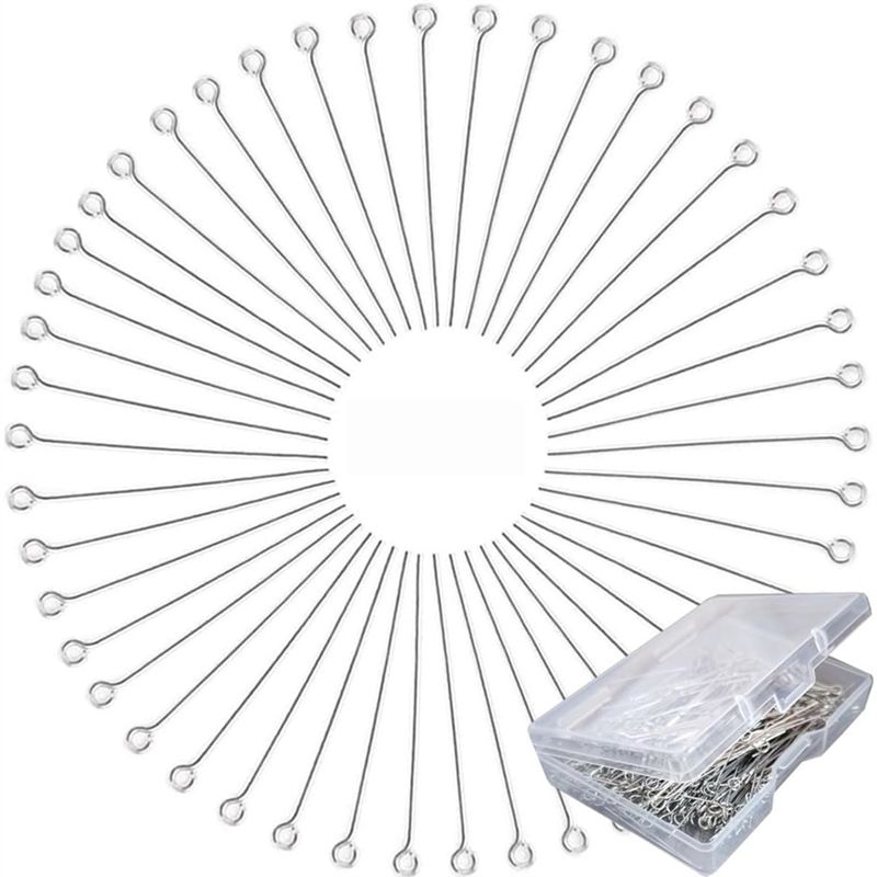 Jewelry Making Head Pins - A01F-Hot 300 Adet 1.6 Inç 304