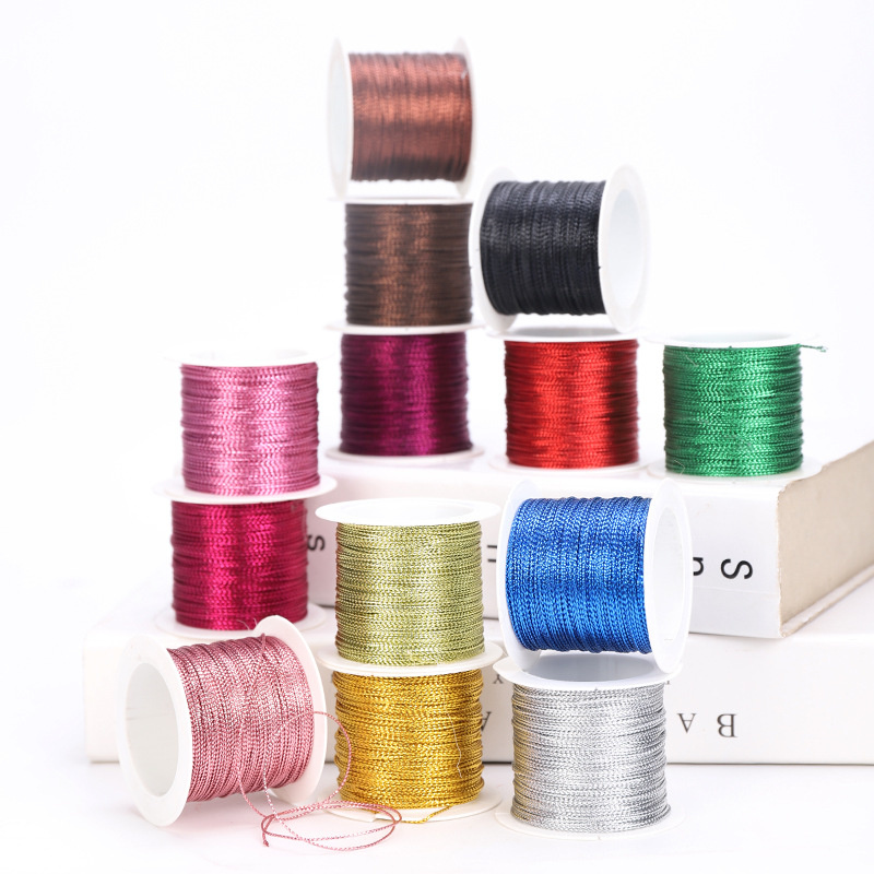 Knotting Cord Silk - 12 renkler 20 metre 1mm halat