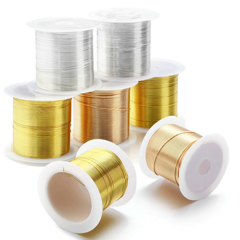 Jewelry Making Yarn - 0.3-1.0mm Takı Bakır Tel Kararmaya Dayanıklı