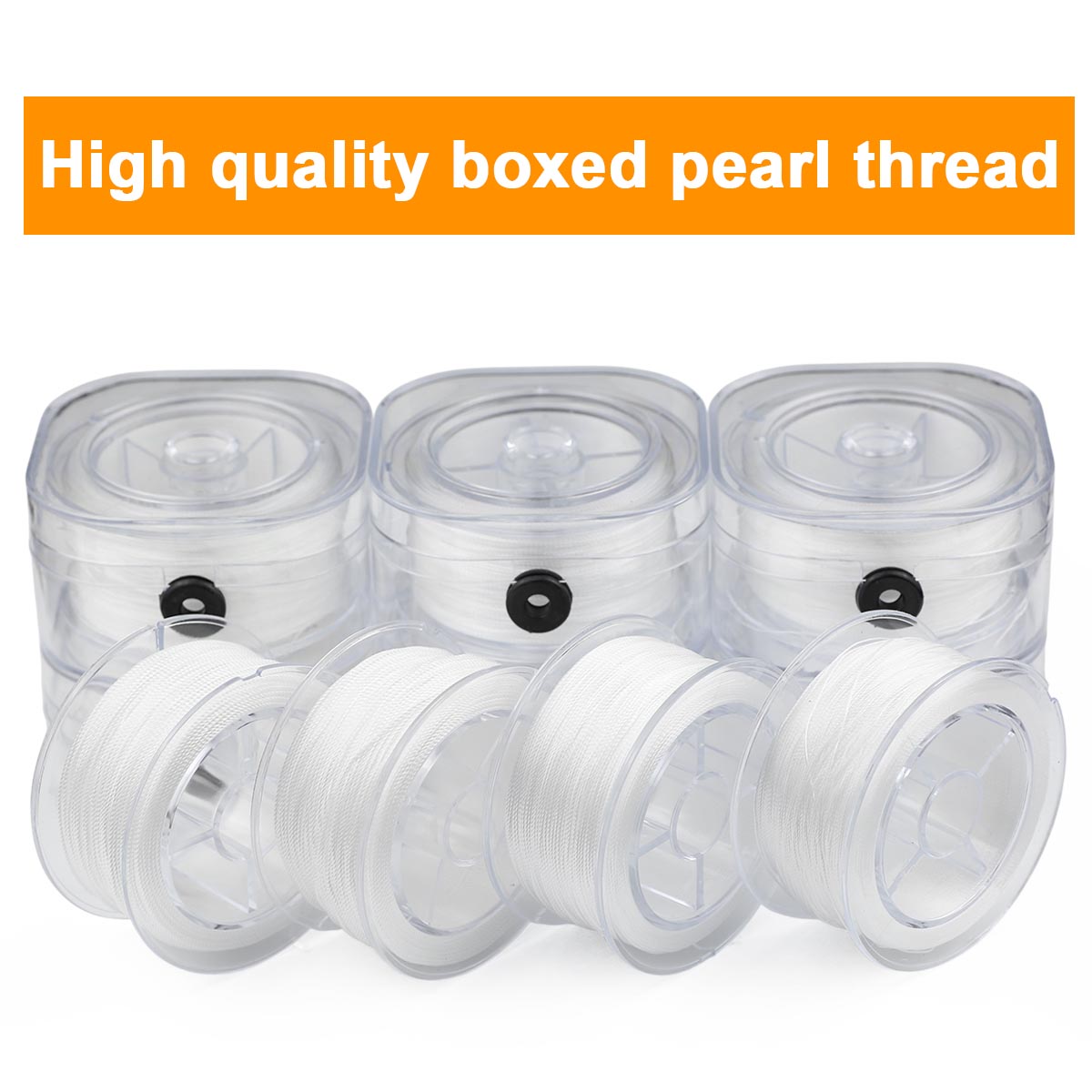 Jewelry Making Yarn - 0.2/0.4/0.6/0.8mm Güçlü Elastik Kristal Boncuk İpi