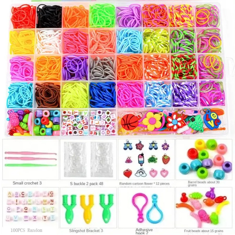 Jewelry Making Set - 4300+ adet 32 renkli canlı renkli