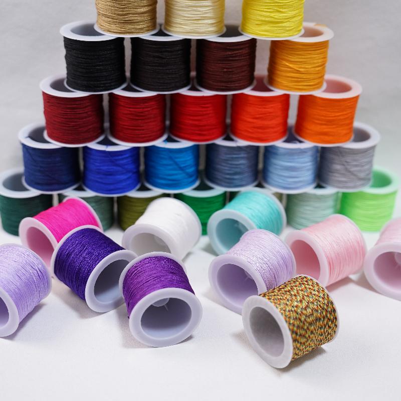 Knotting Cord Silk - Yeni 50M 0.8mm El Sanatları Naylon