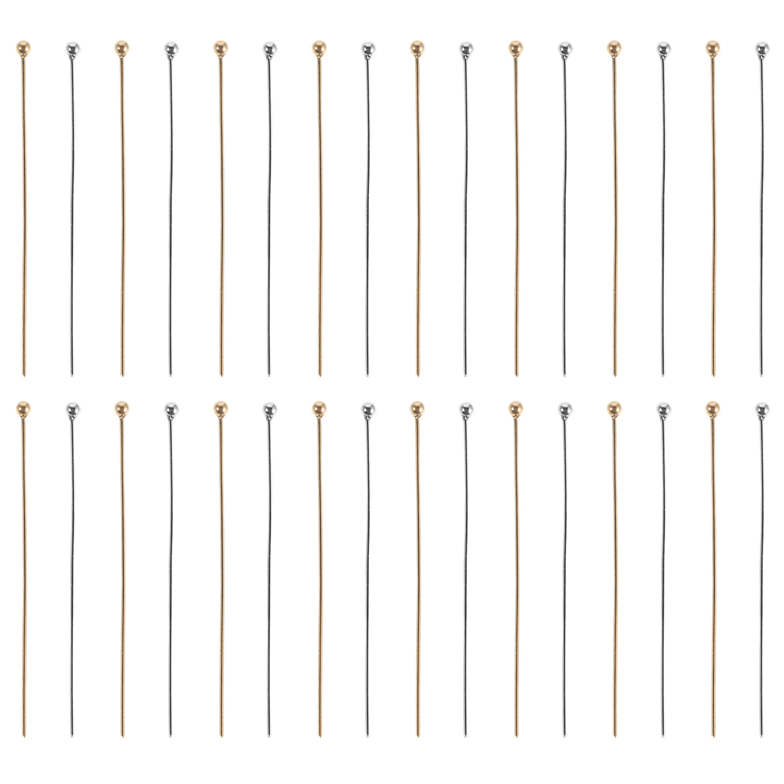 Jewelry Making Head Pins - 100 Adet Takı Yapımı Boncuk İğneleri
