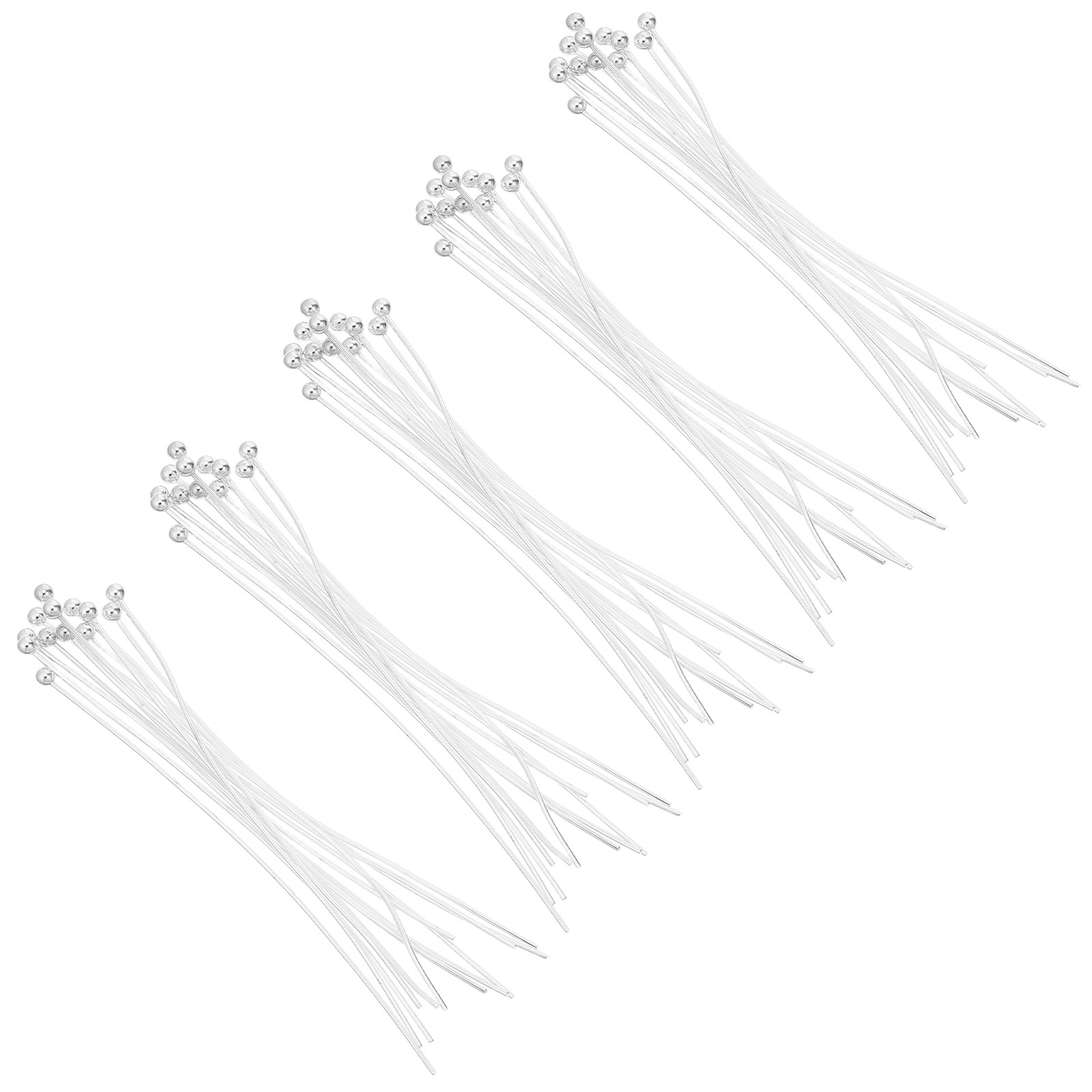 Jewelry Making Head Pins - 200 Adet Esnek Metal Top Başlı