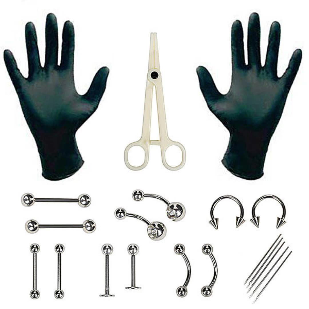 Jewelry Making Kit Professional - 1 takım tek kullanımlık profesyonel vücut
