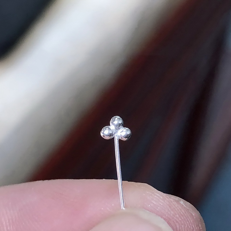 3'lü Top Başlı İğne 925 Ayar G - Jewelry Making Head Pins incelemesi ve fiyatı