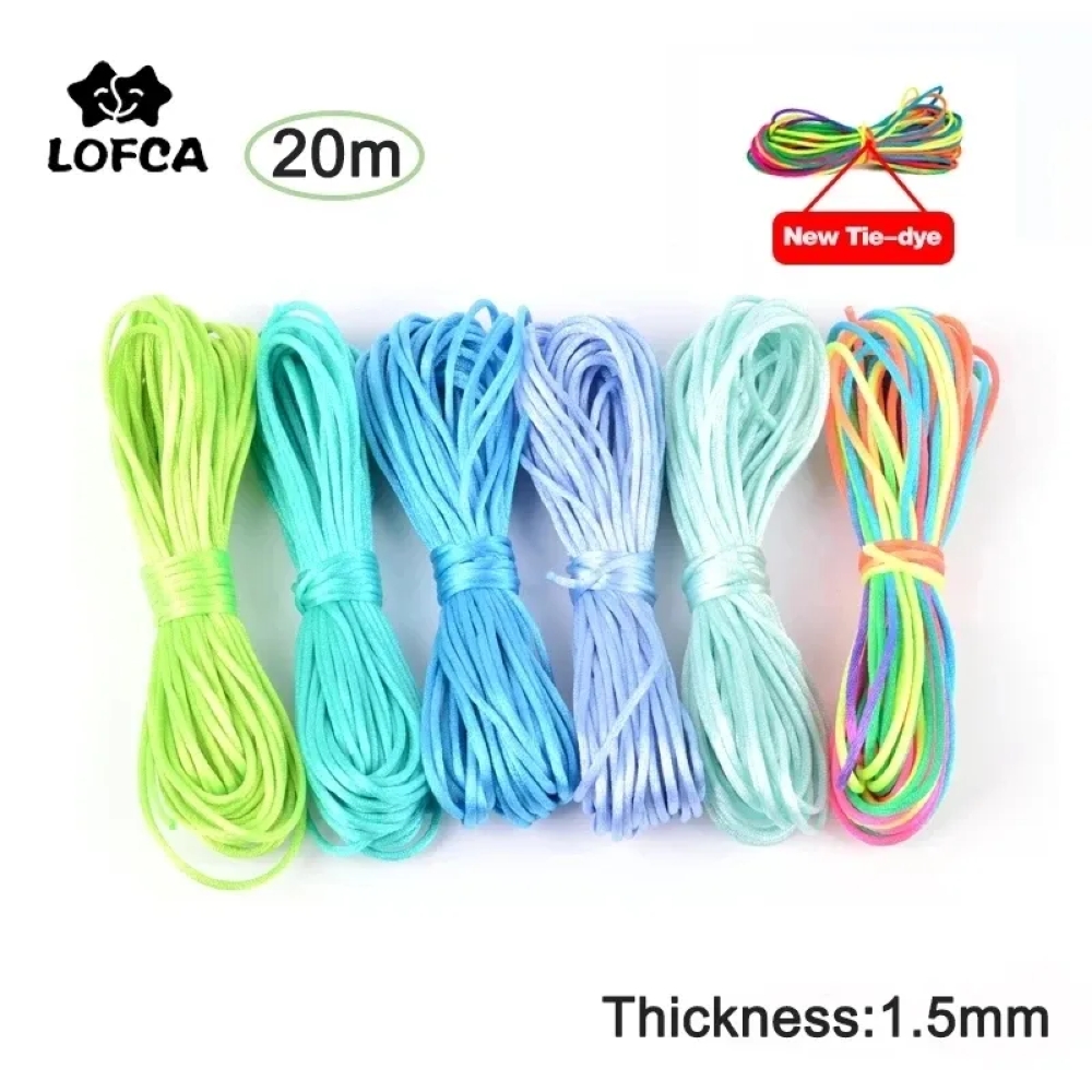 20 m/grup DIY naylon kordonlar - Knotting Cord Silk incelemesi ve fiyatı