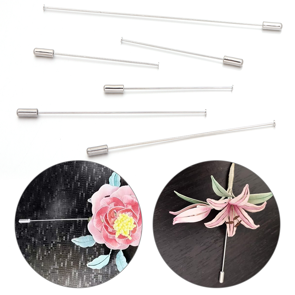 10 adet 60/90/120mm bakır broş - Jewelry Making Head Pins incelemesi ve fiyatı