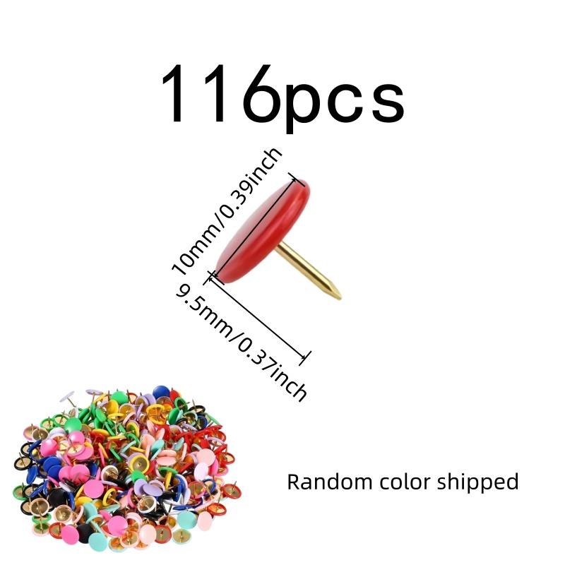 116 adet Yuvarlak Başlı Raptiy - Head Pin Assorted incelemesi ve fiyatı