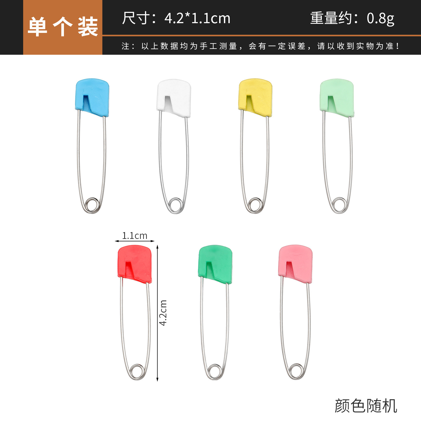 Bebek Emniyet İğneleri, Plasti - Head Pin Assorted incelemesi ve fiyatı