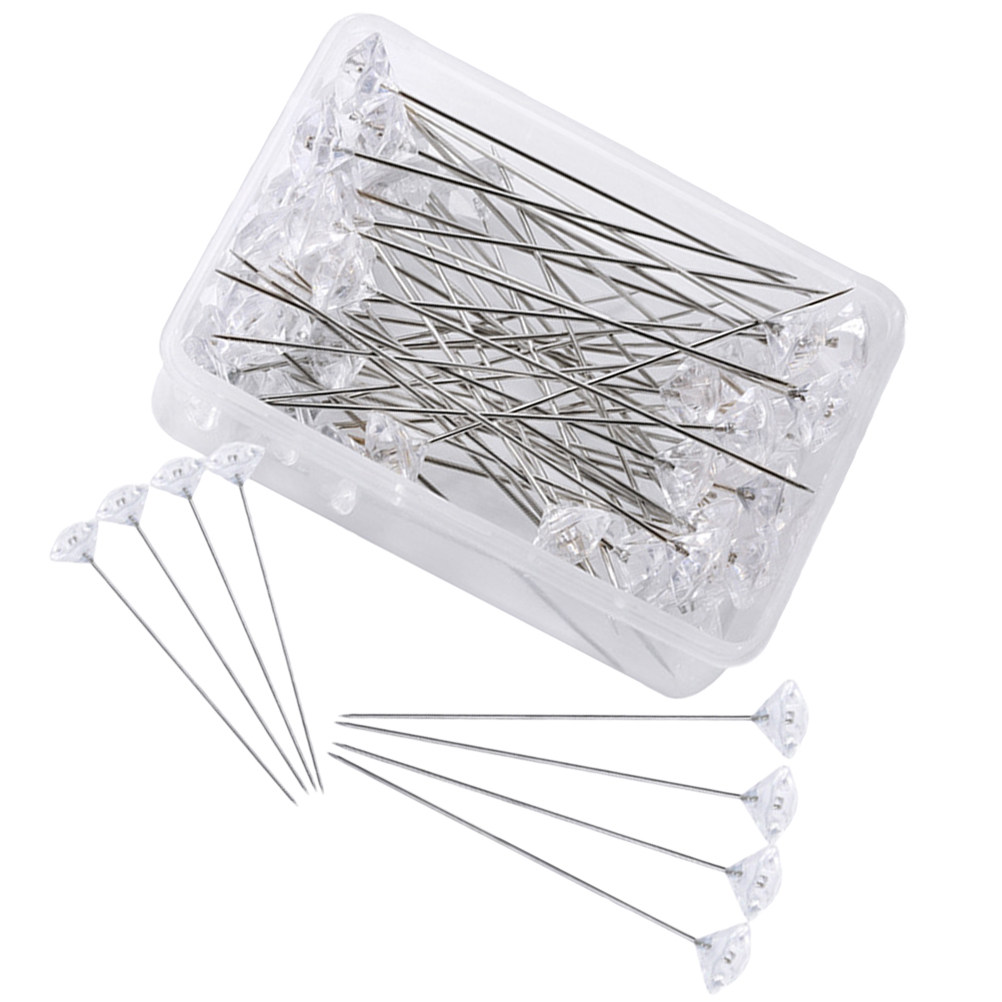 Elmas Detaylı İğne Başlığı Dek - Jewelry Making Head Pins incelemesi ve fiyatı