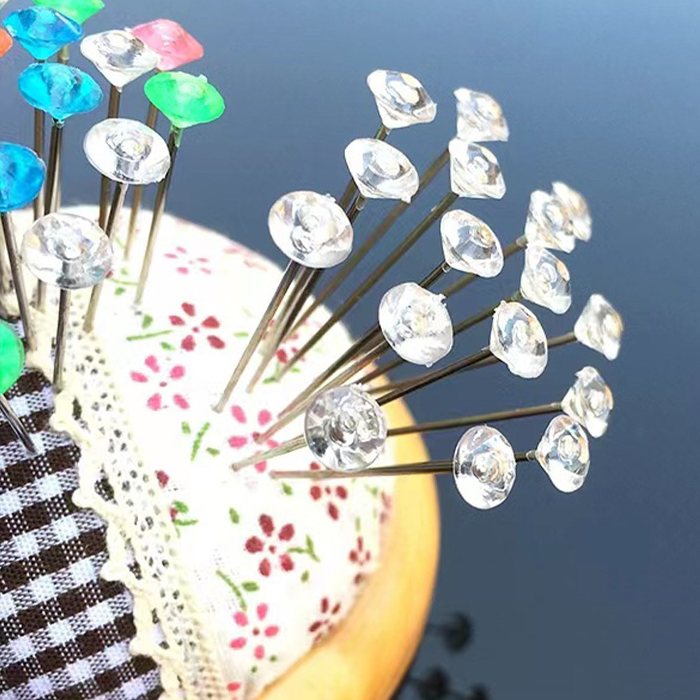 Elmas Detaylı İğne Başlığı Dek - Jewelry Making Head Pins incelemesi ve fiyatı