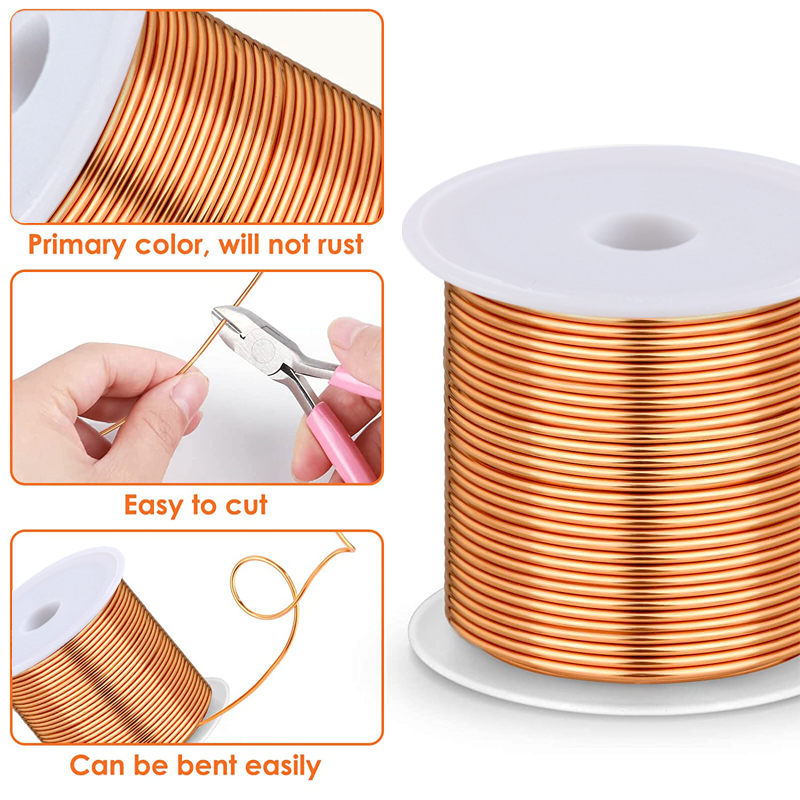 1-3 Rulo Yumuşak Bakır Tel Ele - Jewelry Making Yarn incelemesi ve fiyatı
