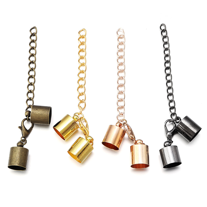 10 takım deri kordon uç kapakl - Jewelry Making Factory incelemesi ve fiyatı