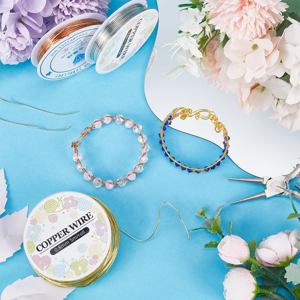 12.8 M Bakır Takı Teli 0.8mm 2 - Jewelry Making Yarn incelemesi ve fiyatı