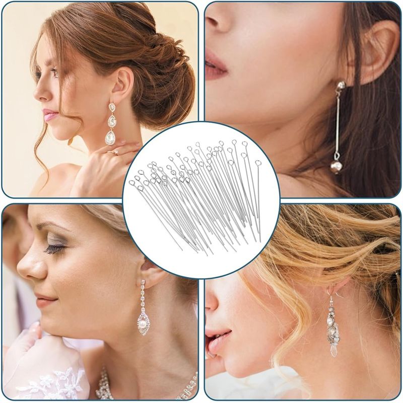 A01F-Hot 300 Adet 1.6 Inç 304  - Jewelry Making Head Pins incelemesi ve fiyatı