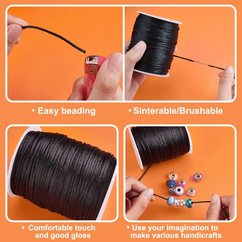 106 metre Rattail saten kordon - Knotting Cord Silk incelemesi ve fiyatı