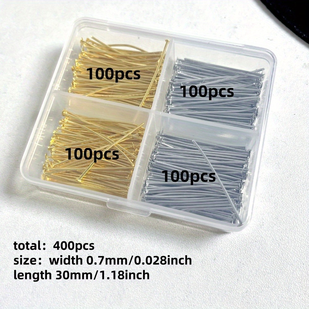 400 adet Karışık Demir Kafa İğ - Jewelry Making Head Pins incelemesi ve fiyatı