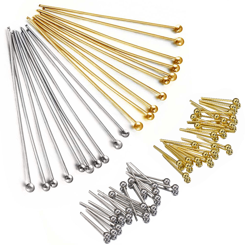 50 Adet/lot 12 14 16 20 25 30  - Jewelry Making Head Pins incelemesi ve fiyatı