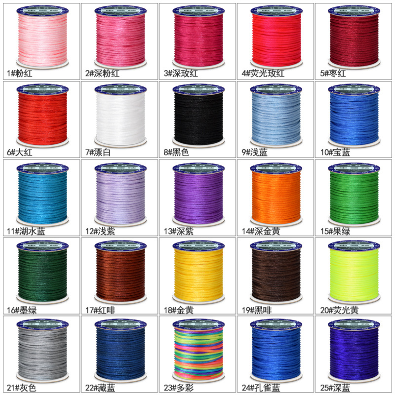 1.5mm 2mm 2.5mm Naylon Pamuk S - Knotting Cord Silk incelemesi ve fiyatı