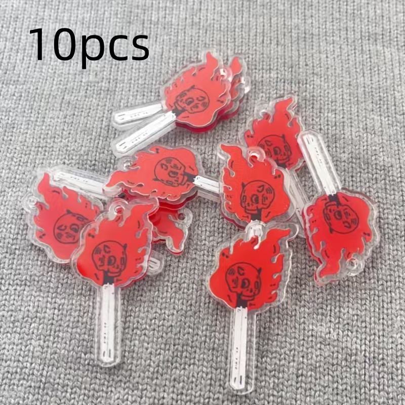 10 adet akrilik kafatası kolye - Jewelry Making Factory incelemesi ve fiyatı