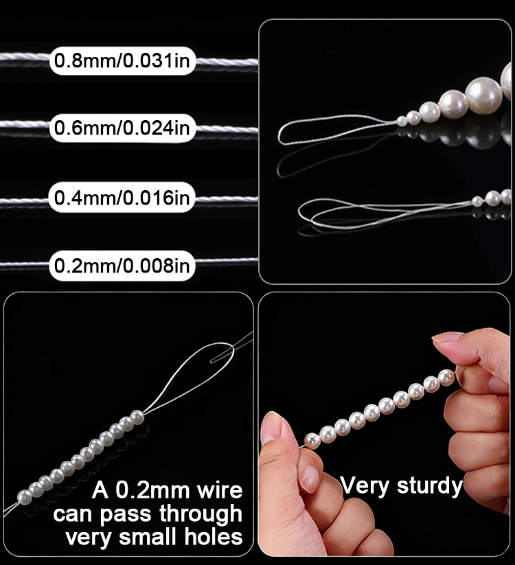 0.2/0.4/0.6/0.8mm Güçlü Elasti - Jewelry Making Yarn incelemesi ve fiyatı