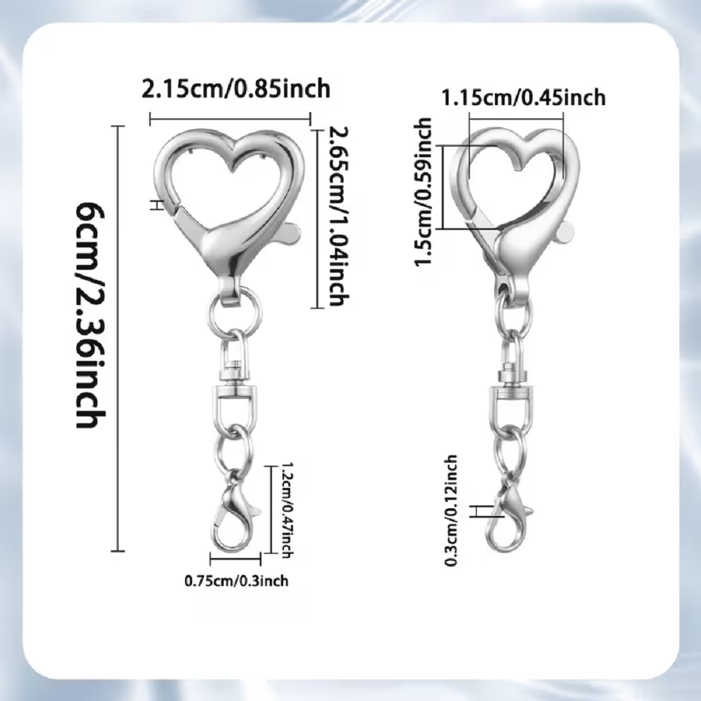 5/15/30 adet kalp şeklinde dön - Jewelry Making Factory incelemesi ve fiyatı