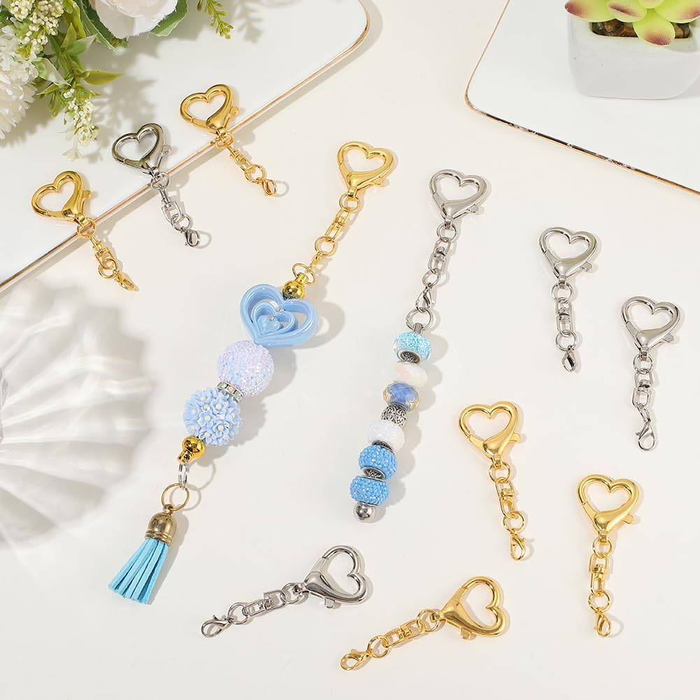 5/15/30 adet kalp şeklinde dön - Jewelry Making Factory incelemesi ve fiyatı