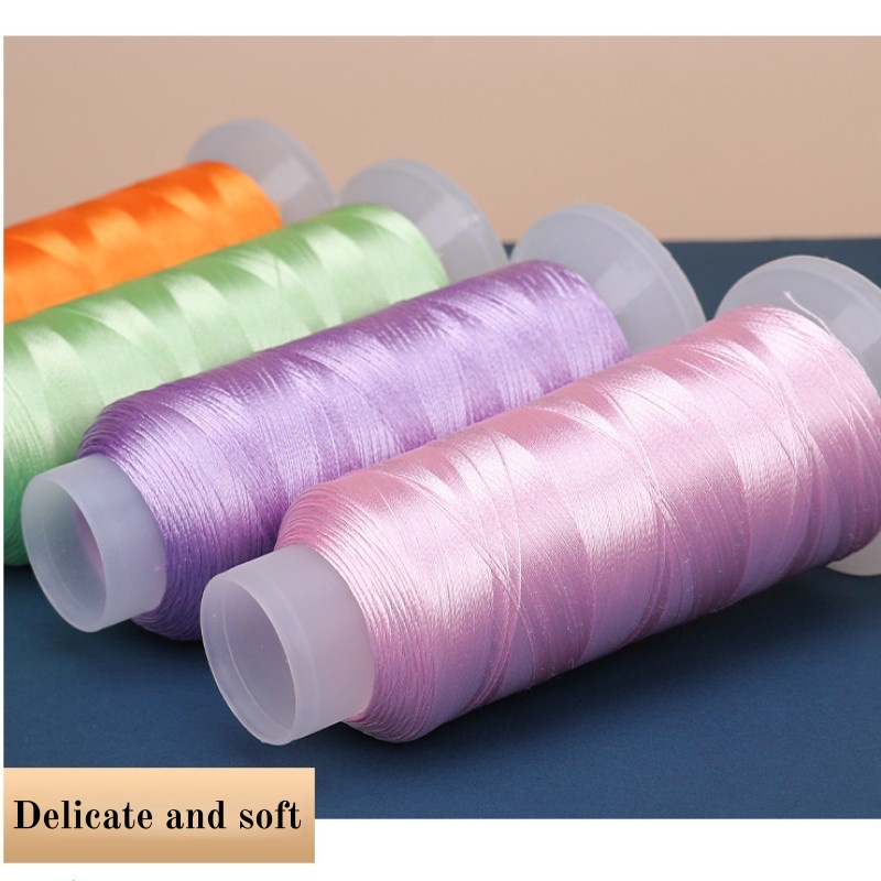 33 renk parlak buz ipek naylon - Knotting Cord Silk incelemesi ve fiyatı