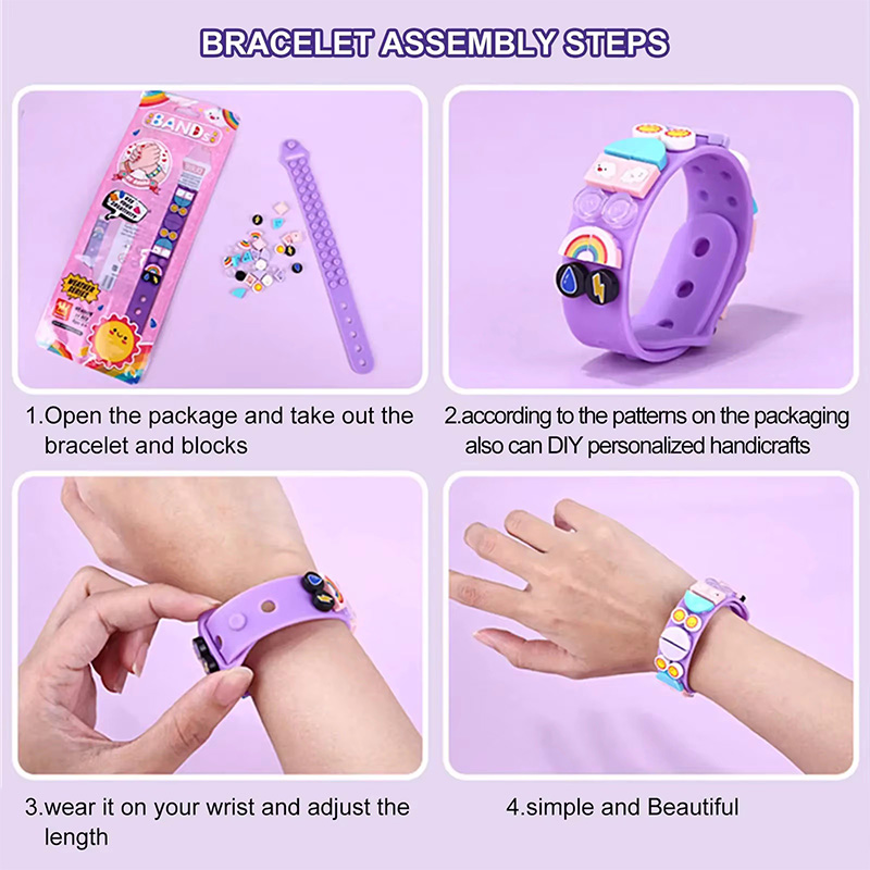 6 adet/takım çocuklar yapı taş - Jewelry Making Set incelemesi ve fiyatı