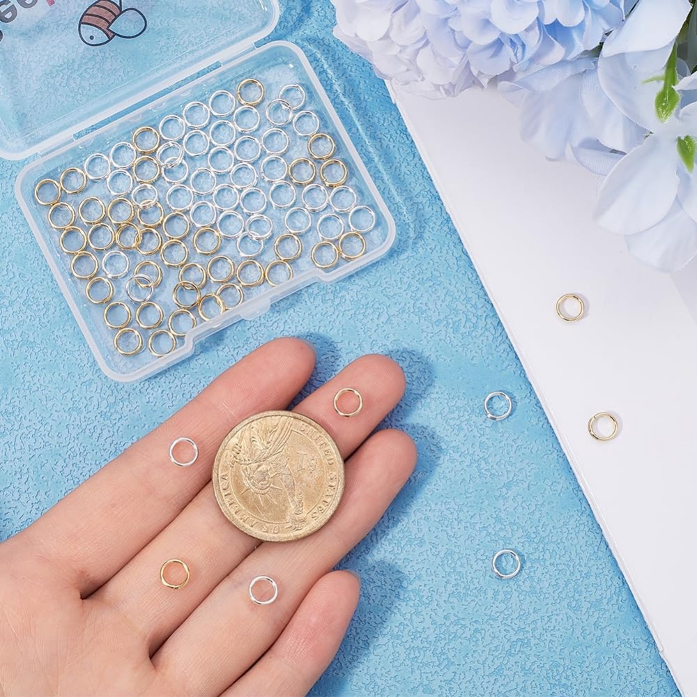 1 kutu 80 adet bölünmüş atlama - Jewelry Making Silver incelemesi ve fiyatı