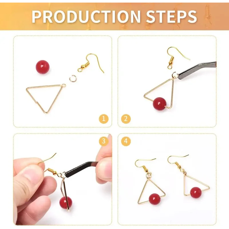 100/500 adet DIY Küpe Bulgular - Jewelry Making Factory incelemesi ve fiyatı