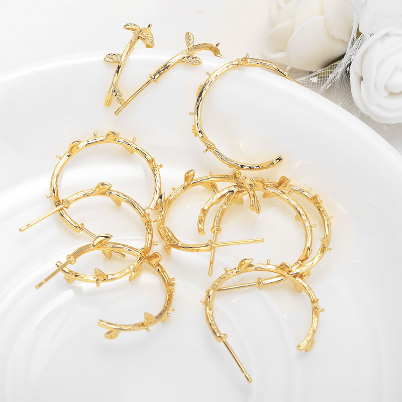 6 adet 18K altın rengi pirinç  - Jewelry Making Set incelemesi ve fiyatı