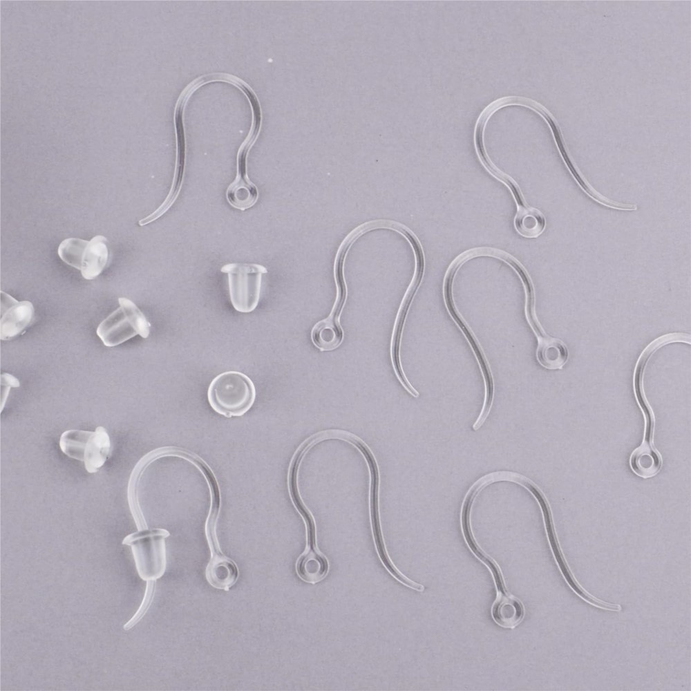 40 adet Şeffaf Plastik Küpe Ka - Jewelry Making Yarn incelemesi ve fiyatı