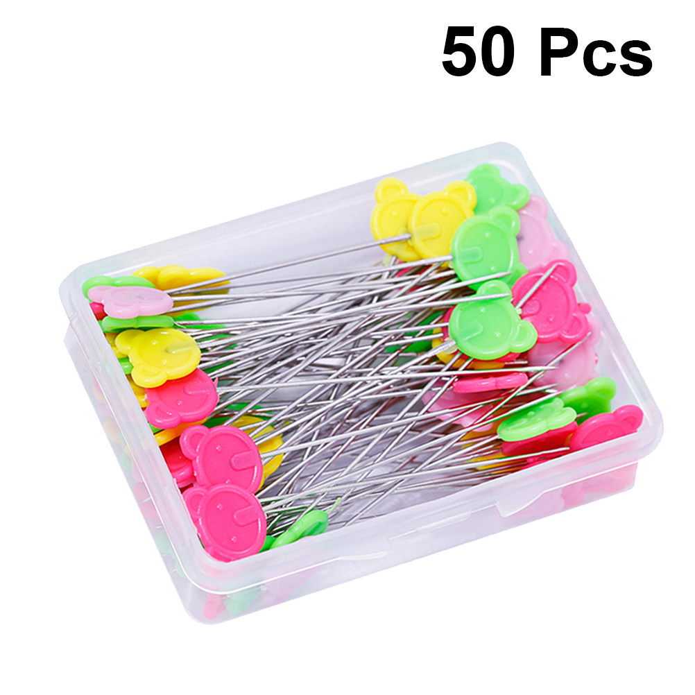 50 adet çeşitli renk düz ayı k - Head Pin Assorted incelemesi ve fiyatı