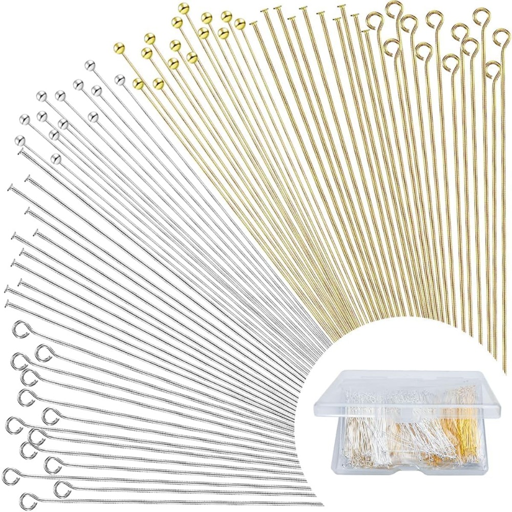 600 adet Düz Başlı Gözlü Boncu - Jewelry Making Head Pins incelemesi ve fiyatı